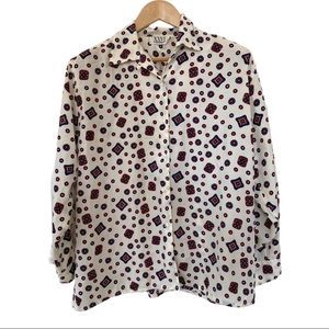 Vintage XXVI button front long sleeve shirt XL EUC